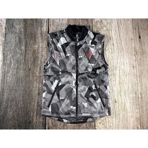 NWOT Spyder Ouzo Insulator ThermaWEB Vest Gray White Camo Print Small Winter